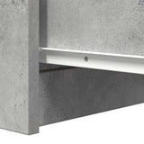 Sideboard Concrete Grey 37.5x35x76 cm Engineered Wood 861754