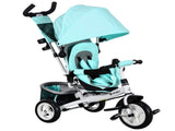 6 in 1 Kids Trike with Parent Handle, Canopy, 5-point Safety Belt, Storage, Footrest, Brake, for 1-5 T3398P348144