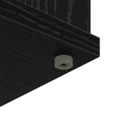 Electric Fireplace Black Oak 114 x 18 x 58.5 cm Engineered wood 8021056