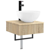 Bathroom Cabinet Set 5 pcs Sonoma Oak Engineered Wood 3406281
