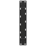 Coffee Table Legs U-Shaped 2 pcs Black 28x cm Steel 4013148