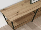 Console Table Artisan oak 160 x 29 x 80 cm Engineered wood 883557