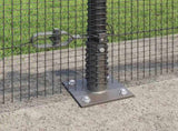 Welded Wire Fence with Concrete Base 50 x 0.4 m 3352572