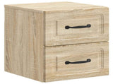 Wall-Mounted Bedside Cabinet Sonoma Oak 34.5 x 33 x 40 cm 899319