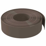 Garden Edging 25 m 15 cm PE Brown 42036850