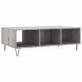 Coffee Table Grey Sonoma 104x60x35 cm Engineered Wood 827090