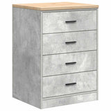 Garage Cabinets 2 pcs Concrete Grey Engineered Wood 3328335
