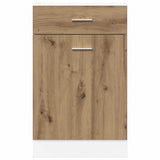 Drawer Bottom Cabinet Lyon Artisan Oak 50x46x81.5 cm Engineered Wood 856087