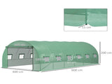 6 x 3 x 2m Replacement Cover ONLY Winter Garden Plant PE Cover for Tunnel Walk-in T3398P310892
