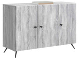 Sideboard Grey Sonoma 89 x 34.5 x 80 cm Engineered Wood 895571