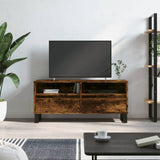TV Cabinet Smoked Oak 100x34.5x44.5 cm Engineered Wood 831249