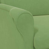 Armchair Light green 76 x 94 x 102 cm Velvet 42009860