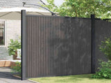 Fence Panel WPC Grey 180x186 cm 4003979