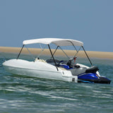 3 Bow Bimini Top White 183x180x137 cm 92361