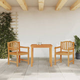 3 Piece Garden Dining Set Solid Wood Teak 3157923