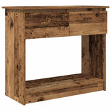 Console Table with Drawers Old Wood 85.5x38.5x74.5 cm 861398