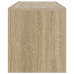 TV Cabinet with LED Lights Sonoma Oak 120x35x40 cm 804349