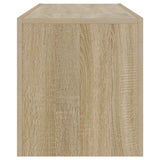 TV Cabinet with LED Lights Sonoma Oak 120x35x40 cm 804349