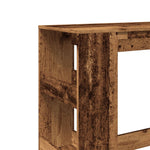 ZNTS Bar Table with Racks Old Wood 90x40x103.5 cm Engineered Wood 854380