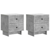 Bedside Cabinet 2 pcs Concrete Grey 43 x 34.5 x 47.5 cm 893842