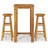 3 Piece Garden Bar Set Solid Wood Acacia 3154388