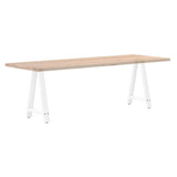 Dining Table Legs A-Shaped 2 pcs White 60x cm Steel 4012849