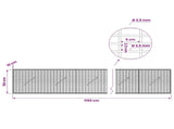 Gabion with 3.5 mm Wire and 5x2.5 cm Mesh 1150x10x50 cm 3461561