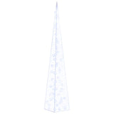 Acrylic Decorative LED Light Cone Blue 120 cm 328965