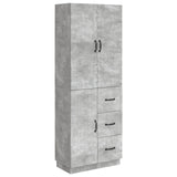 Cabinet Set 2 pcs Concrete Grey Engineered Wood 3416820