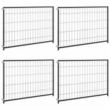 Animal Cage without Door Black 300 x 100 x 70 cm Steel 150791