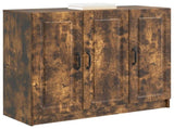 Sideboard Smoked Oak 89 x 34.5 x 77 cm Engineered Wood 895800