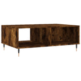 Coffee Table Smoked Oak 90x60x35 cm Engineered Wood 827057