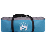 Family Tent Blue 5-Person 185T Polyester with PU Coating 42017395