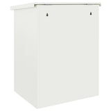 Parcel Drop Box with Storage White 47.5 x 38 x 59 cm Steel 874941