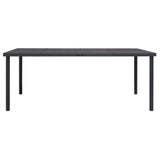 Outdoor Dining Set Anthracite for the frame, Black for the seats 3073518