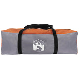 Camping Tent with Rainfly Water-resistant Dome Grey and Orange 42028532