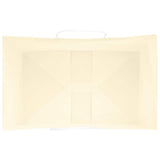 Paper Bags 250 pcs with Handles Yellow 26x17x25 cm 4101787
