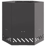 Smokeless Fire Pit Black 48 x 48 x 51 cm Steel 858982