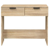 Console Table Sonoma Oak 90x36x75 cm Engineered Wood 811334