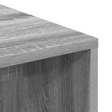 Desk with Shelf Grey Sonoma 102 x 50 x 124 cm Engineered Wood 869359