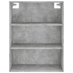 Highboard Concrete Grey 69.5x32.5x180 cm Engineered Wood 3189585