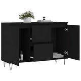 Sideboard Black 101.5x35x70 cm Engineered Wood 827205