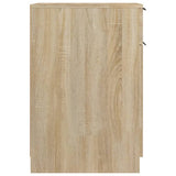 Desk Cabinet Sonoma oak Engineered wood Medium Desk Cabinet 811505