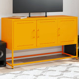 TV Cabinet Mustard Yellow 100.5x39x60.5 cm Steel 846479