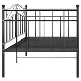 Sofa Bed Frame Black Powder-coated metal Single 324779