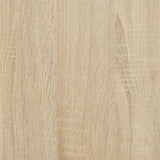 Dining Table Sonoma Oak 140x74.5x76 cm Engineered Wood 804205