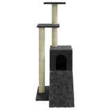 Cat Tree with Sisal Scratching Posts Dark Grey 92 cm 171514