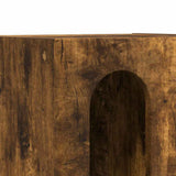 Bedside Table 2 pcs Smoked Oak 40 x 35 x 50 cm Engineered Wood 891255