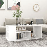 Coffee Table White 100x50x40 cm Engineered Wood 806921