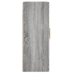 Wall Mounted Cabinets 2 pcs Grey Sonoma Engineered Wood 3197935